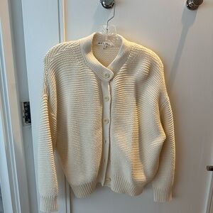 Alex Mill Cream Cardigan Sweater